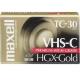Fita Vhs-c Maxell Hgx-gold Tc-30 Lacrada Com 05 Unidades